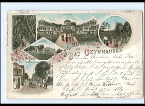 Y12954/ Gruß aus Bad Oeynhausen 1898 Litho AK