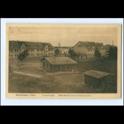 Y13135/ Munsterlager Truppenlager Truppenübungsplatz AK 1915