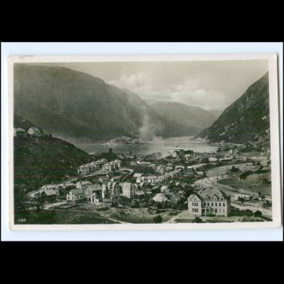 Y13335/ Hardangerfjord - Odda Norwegen Foto AK + Deutsche Schiffspost 1938 KdF