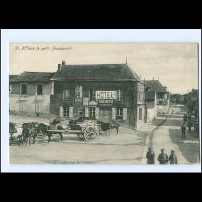 U7921/ St. Hilaire le Petit Hotel Charteuse AK 1915 Frankreich -514-