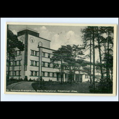 XX006074/ Berlin Karlshorst St. Antonius-Krankenhaus 1937 AK