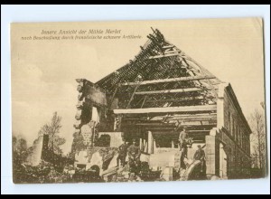 Y14041/ Mühle Merlet zerstört 1. Weltkrieg AK Frankreich 1916