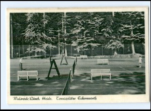 XX007051/ Walsrode Tennisplätze Eckernworth ca.1940 AK