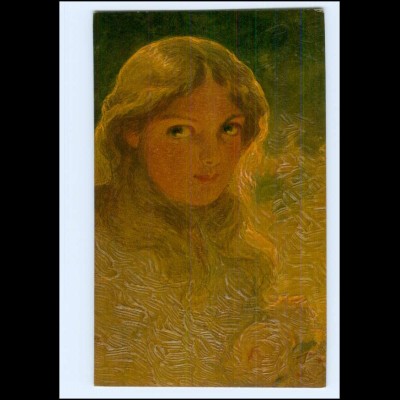 Y15048/ Degi-Gemälde AK junge Frau ca.1915 