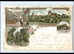 XX008691/ Gruß aus Schönkirchen 1902 Litho AK