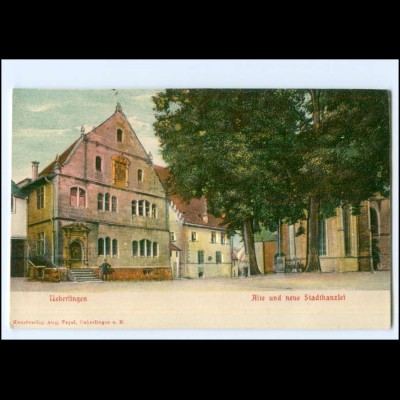 U9566-7770/ Überlingen Stadtkanzlei Reliefdruck AK ca.1900