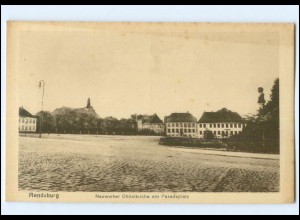 U9960/ Rendsburg Paradeplatz AK ca.1915 