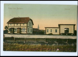XX009349-2893/ Gruß aus Burhave Bahnhof AK 1909