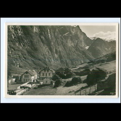 Y16618/ Gudvangen Norwegen Foto AK ca.1930