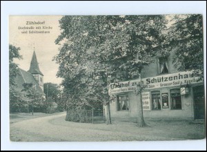 XX10303-165/ Zühlsdorf Dorfstr. Gasthof zum Schützenhaus AK 1924
