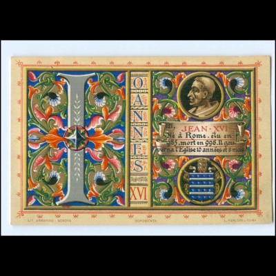 S2350/ Vatikan Papst Johannes XVI Litho AK 1903 Karte Nr. 121 Vatican 