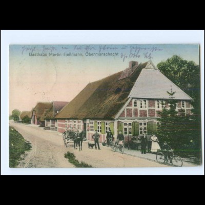 XX14732/ Obermarschacht Gasthaus Martin Heilmann AK 1911