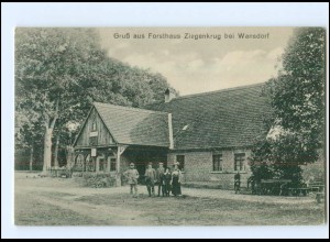 XX10857-146/ Wansdorf Schönwalde-Glien, Forsthaus Ziegenkrug AK 1912 