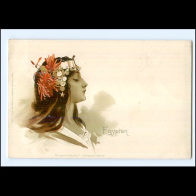 Y17326/ Egypten Ägypten Morgenländische Frauenschönheiten Litho AK ca.1900