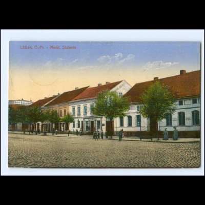 XX10977/ Lötzen Markt Ostpreußen AK 1914