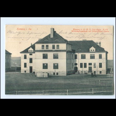 XX10562-019./ Kamenz Kaserne Wirtschaftsgebäude 1918 AK