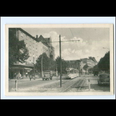 XX10698/ Berlin Weissensee Klement-Gottwald-Allee Straßenbahn AK 