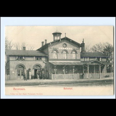 XX11431-3118/ Bevensen Bahnhof AK 1907