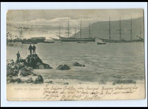 V1585/ Bahia de Iquique Chile AK 1907