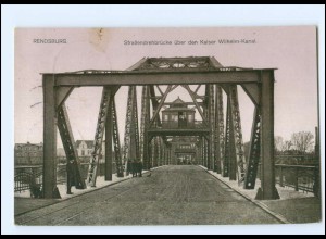 XX12670/ Rendsburg Straßendrehbrücke 1916 AK