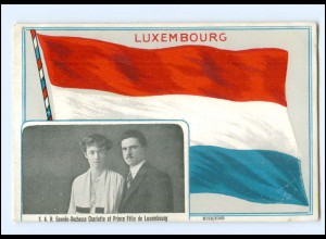 V3122/ Luxemburg Grande Duchesee Charlotte + Price Felix AK 1923