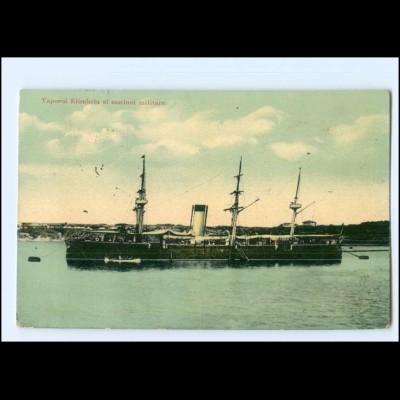 XX13178/ Vaporul Elisabeta al marinei militare Rumänien Kriegsschiff AK 1916