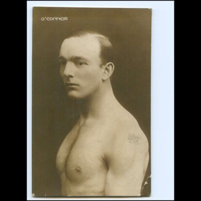 Y18995/ O`Connor junger Mann Ringer Sportler Foto AK ca.1290
