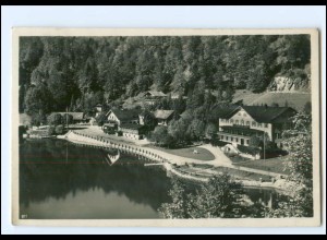Y18909/ Urfeld am Walchensee Hotel zur Post und Jäger am See Foto AK 1930