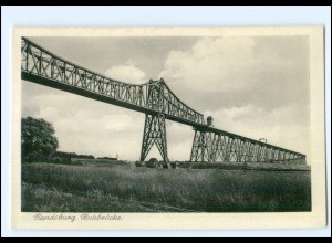 Y18942/ Rendsburg Hochbrücke AK 40/50er Jahre 