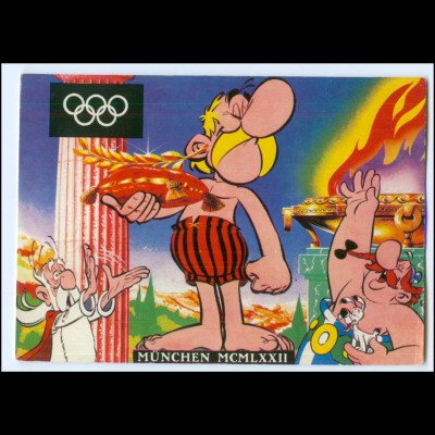 Y19103/ Asterix und Obelix Olympiasieger München 1972 AK 