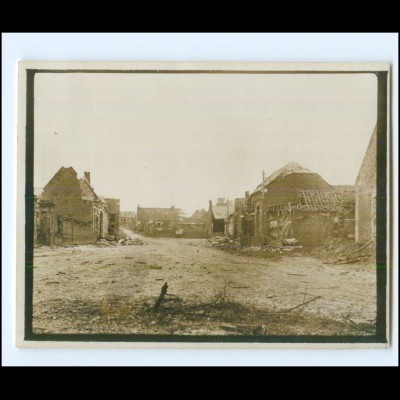 XX14636/ Bussu zerstört 1. Weltkrieg Foto 11,7 x 9 cm Frankreich