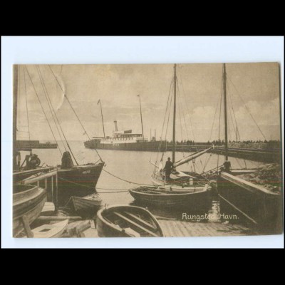 S2795/ Rungsted Havn Hafen AK Dänemark 1924
