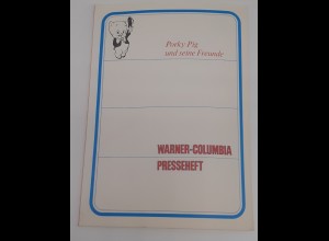 MM1034/ Presseheft Porky Pig und seine Freunde Warner-Columbia + 3 Fotos 1972