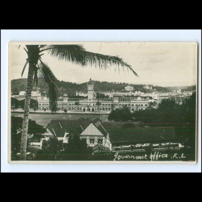 V4142/ Kuala Lumpur Malaysia Government Office Foto AK ca.1930