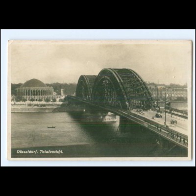 Y24501/ Düsseldorf Brücke Foto AK ca.1935