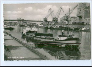 V4156/ Heilbronn Hafen Schiffe AK ca.1960