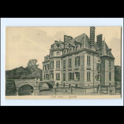 Y25168/ Cuts (Oise) Schloss Frankreich AK ca.1915