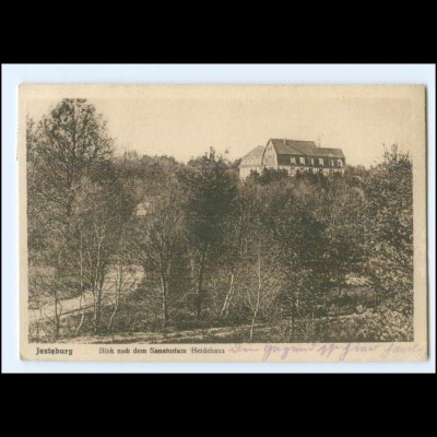 Y25810/ Jesteburg Blick zum Sanatorium Heidehaus 1929 AK