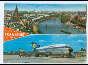Y25837/ Frankfurt Rhein-Main-Flughafen AK Flugzeug Lufthansa 