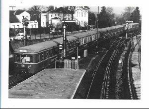 Y24690/ Hamburg Blankenese Bahnhof S-Bahn Foto 14,5 x 10,5 cm 1975