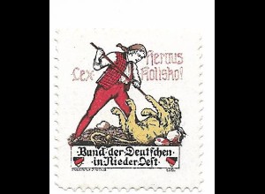 Y25017/ Propagandamarke Bund der Deutschen in Nieder-Österreich 