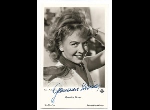 XX17174/ Germaine Damar Original Autogramm Unterschrift Ufa AK 1962