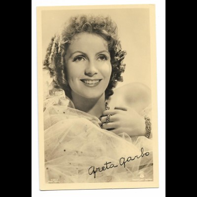 XX17215/ Greta Garbo Ross Foto AK ca.1935 - Faksimile -