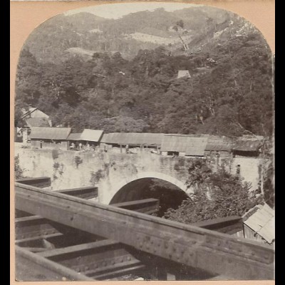 XX17228/ Stereofoto Attoyac Mexican Railway Mexico Foto 1900