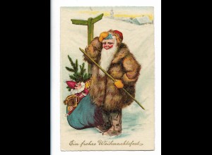 XX17265/ Weihnachten Weihnachtsmann Litho AK 1939
