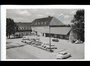 V4676/ Nienburg Bahnhof Autos VW Käfer 50er Jahre 