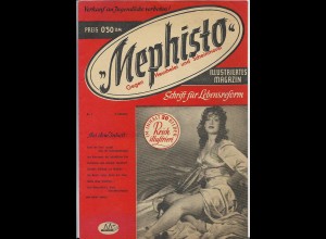 C5156/ Zeitschrift MEPHISTO Illustr. Magazin 1951 Erotik 