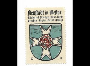 Y26142/ Reklamemarke Kaffee Haag Neustadt in Westpreußen Wappen ca.1930 