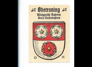 Y26165/ Reklamemarke Kaffee Haag Oberroning Bayern Wappen ca.1930 