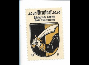 Y26167/ Reklamemarke Kaffee Haag Arnstorf Bayern Wappen ca.1930 